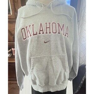 Nike Oklahoma Sooners Center Swoosh Embroidered Sweatshirt  Med